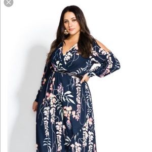 City Chic Maxi HotHouse Vine maxi dress